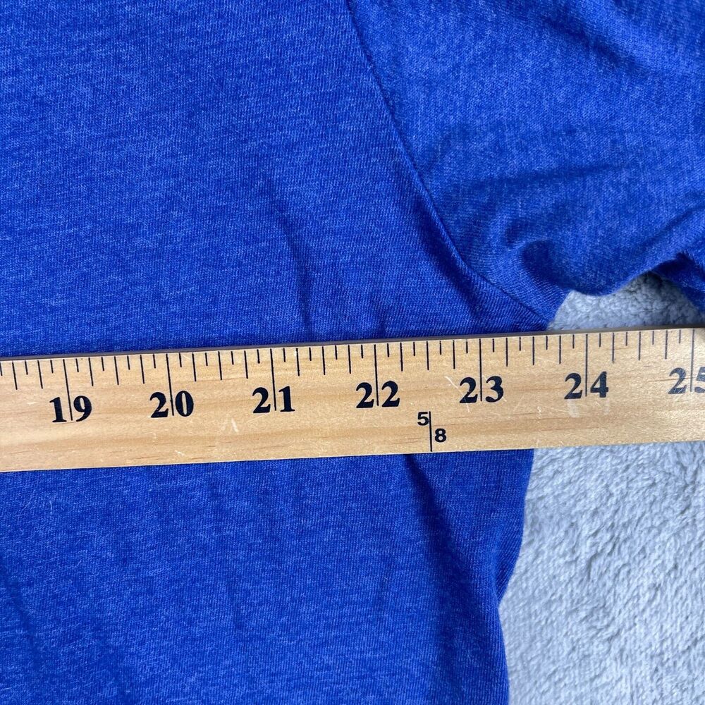 47 Brand T-Shirt Men XXL Blue LA Dodgers Blue Heaven Has Seven World Series - Picture 8 of 10